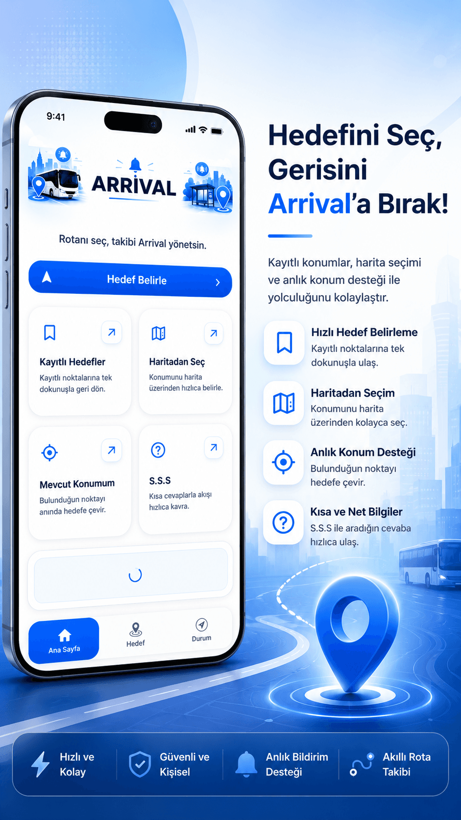 Arrival - Location Alarm featured experience