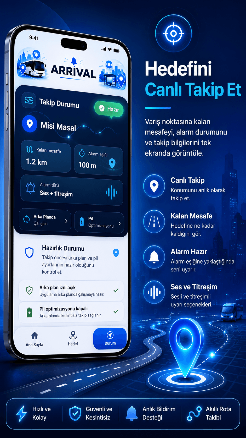 Arrival - Location Alarm screen 6
