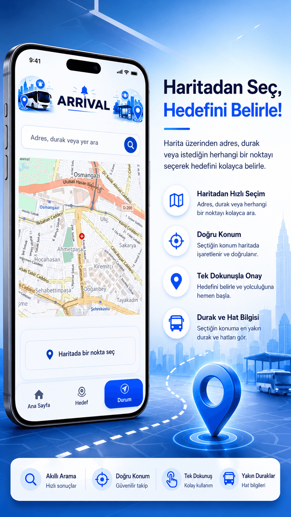 Arrival - Location Alarm screen 3