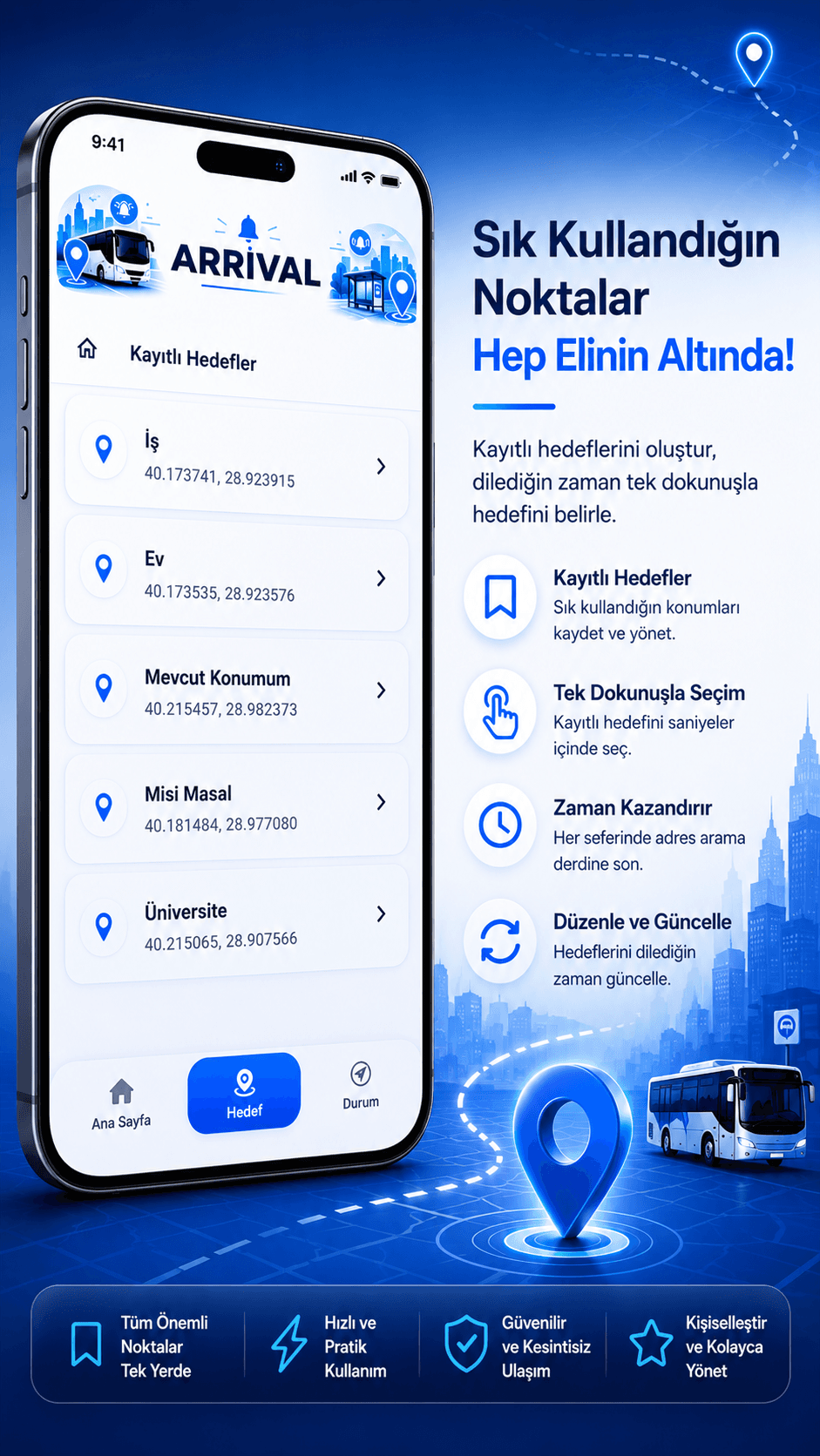 Arrival - Location Alarm screen 5