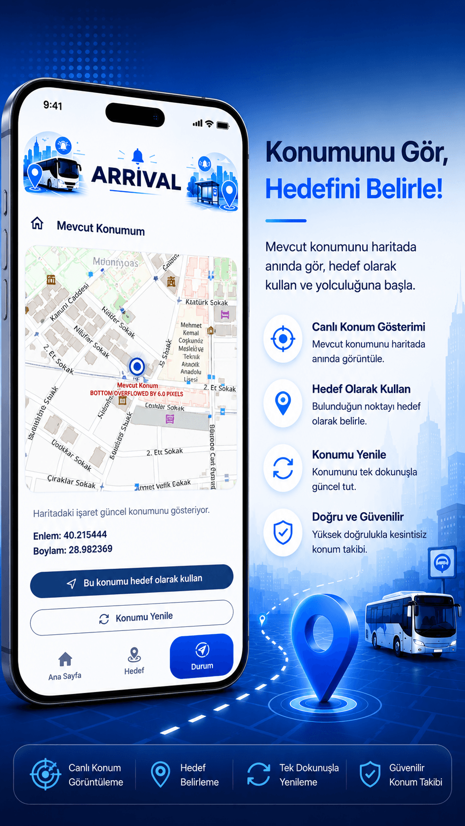 Arrival - Location Alarm screen 4